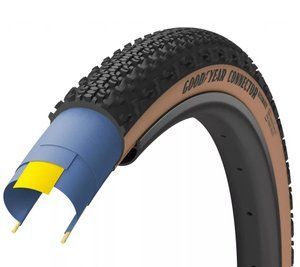 Покришка 28" GoodYear CONNECTOR Ultimate 700x50 (50-622) Tubeless Complete, Blk/Tan TIR-26-37 фото