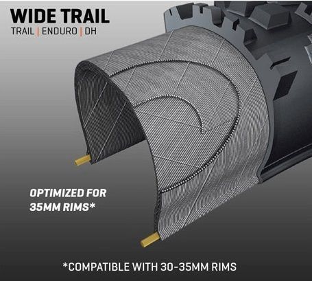 Покришка 27,5" MAXXIS MINION DHR II 27,5x2.40WT TPI-60x2 Foldable 3CG/DH/TR ETB85962700 фото