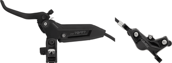 Гальмо SRAM Level Silver Stealth, 4 поршні, гідролінія 2000мм, чорний C1, заднє 00.5018.230.001 фото