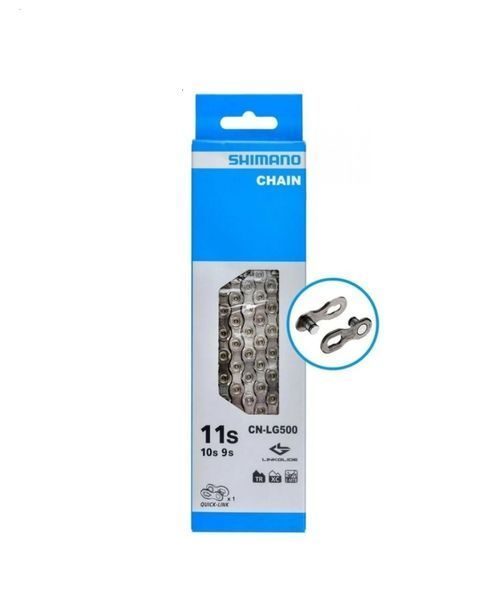 Ланцюг Shimano CN-LG500 Linkglide, 9/10/11 speed, 138 links ICNLG500138Q фото
