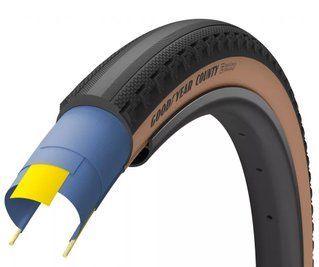 Покришка 28" GoodYear COUNTY Ultimate 700x35 (35-622) Tubeless Complete Folding, 120TPI, Blk/Tan TIR-58-79 фото