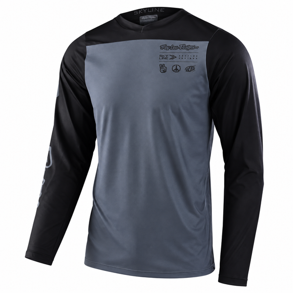Джерсі TLD SKYLINE LS JERSEY MONO, S, charcoal 341931002 фото