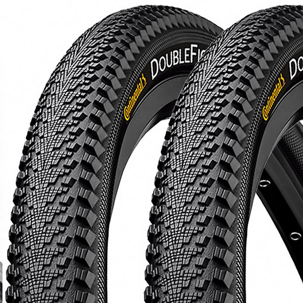 Покришка 27,5" Continental Double Fighter III 27,5x2,00 Wire Black 101237 фото