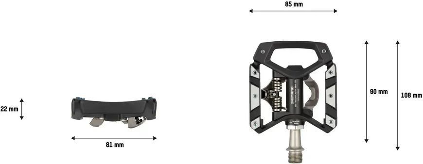 Педалі Shimano PD-T8000 DEORE XT, SPD, black EPDT8000 фото