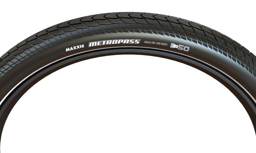 Покришка 28" MAXXIS METROPASS 28x2.20 TPI-60 Wire 4S, RI, EXO, REF ETB00490900 фото