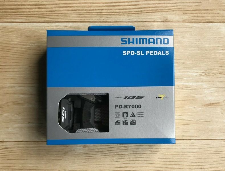 Педалі Shimano PD-R7000, 105, SPD-SL, black EPDR7000 фото