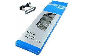 Ланцюг Shimano CN-HG40 Acera, 6/7/8 speed, 116 links ECNHG40116Q фото