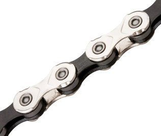 Ланцюг KMC X10, 10 speed, 122 links, срібний/чорний X10_SB_122 фото