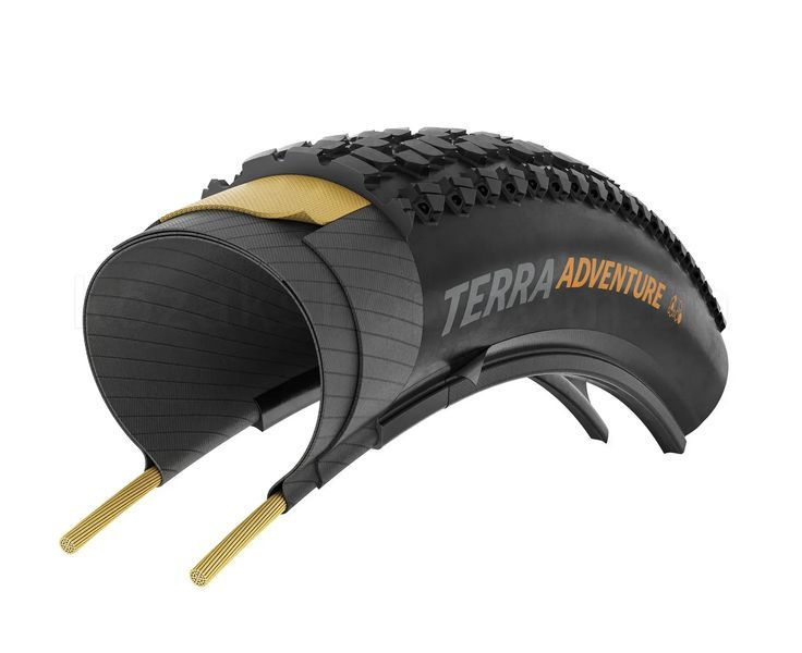 Покришка 28" Continental Terra Adventure Trail Grip 700x45C (45-622) TLR Foldable Black 150748 фото
