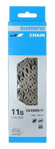 Ланцюг Shimano CN-E8000-11 Steps, 11 speed, 138 links + Quick-LINK ICNE800011138Q фото