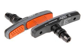 Гальмівні колодки ONRIDE ABS, обідні, 72 мм, 3-х компонентні, Orange, (polybag) 2526116104862 фото