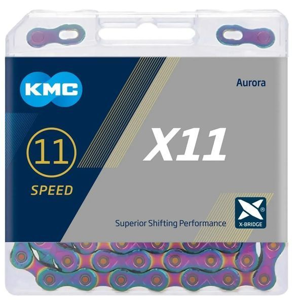 Ланцюг KMC X11, 11 speed, 118 links, хамелеон BX11AB118 фото