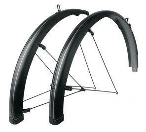 Крила SKS BLUEMELS STRIPES 28", 65 mm, Black/Grey 028268 фото