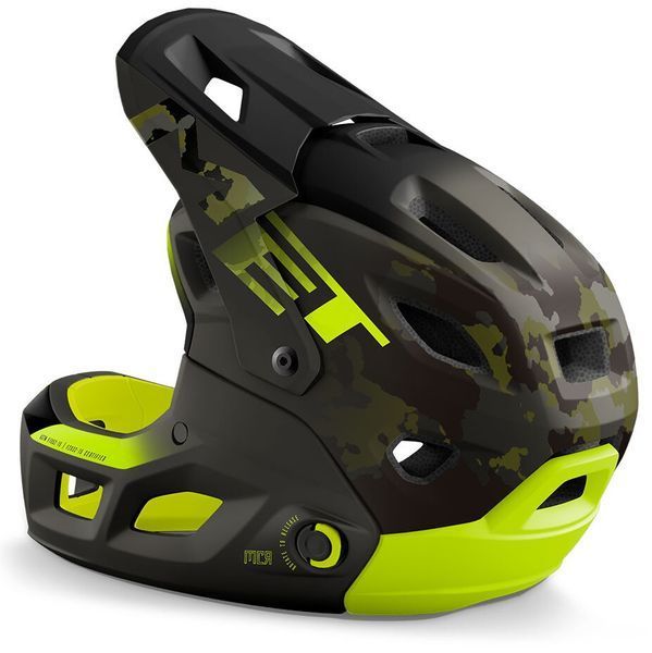 Шолом MET PARACHUTE MCR MIPS, S, camo lime green 3HM 120 CE00 S CA1 фото