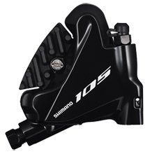 Гальмо (каліпер) Shimano BR-R7070-R, 105, дискове гідравлічне, Flat Mount, задній без адаптеру, колодки L03A RESIN PAD(W/FIN) IBRR7070RDRFL фото