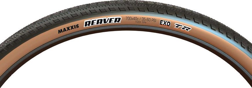 Покришка 28" MAXXIS REAVER 700x45C TPI-60 Wire EXO, TANWALL ETB00526400 фото