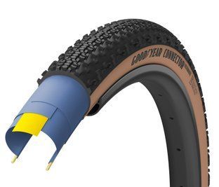 Покришка 28" GoodYear CONNECTOR 700x40 (40-622) Tubeless Complete Folding, 120TPI, Blk/Tan TIR-37-18 фото