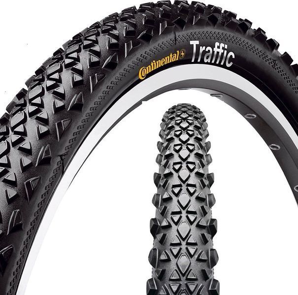 Покришка 26" Continental Traffic II 26x1,90 Wire Black 100205 фото