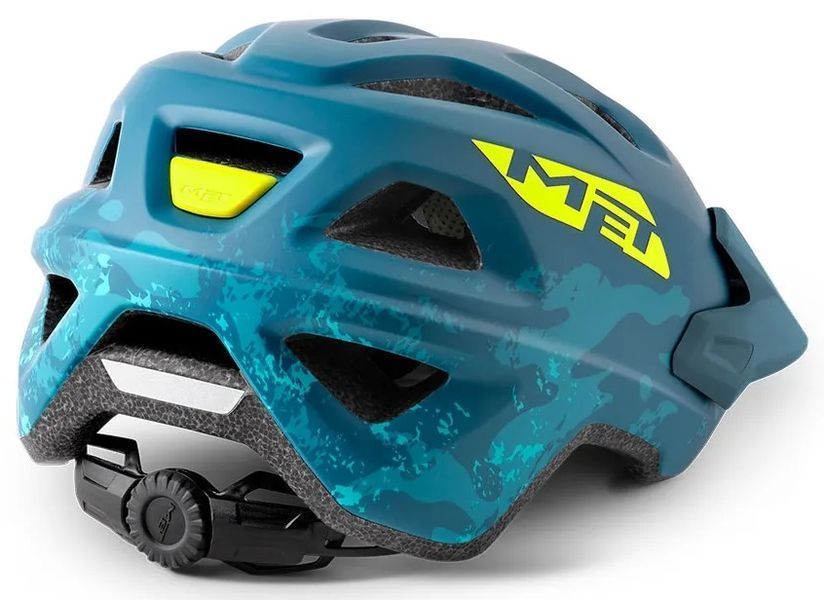 Шолом дитячий MET ELDAR, S/M, petrol blue camo matt 3HM 117 UN BL1 фото