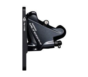 Гальмо (каліпер) Shimano BR-R8070-F, Ultegra, дискове гідравлічне, Flat Mount, передній адаптер 140/160мм, колодки L03A RESIN PAD(W/FIN) IBRR8070F1RF фото