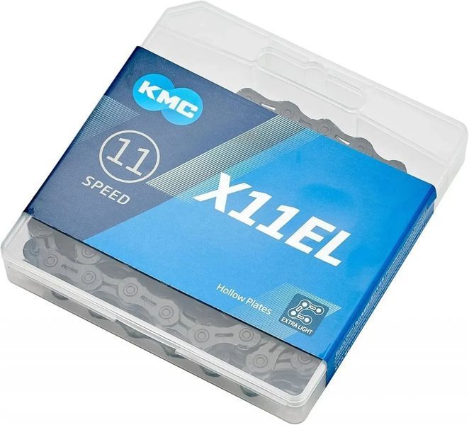 Ланцюг KMC X11EL, 11 speed, 118 links, чорний BX11ELB18 фото