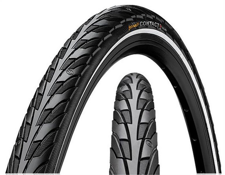 Покришка 26" Continental Contact 26x1,75 (47-559) SafetySystem Breaker Wire Black 101314 фото