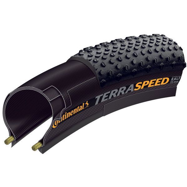 Покришка 27,5" Continental Terra Speed ProTection 650x40B (40-584) BlackChili TLR Foldable Black 101717 фото