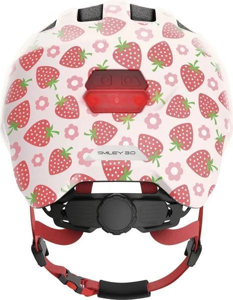 Шолом дитячий ABUS SMILEY 3.0 LED, S, rose strawberry 677069 фото