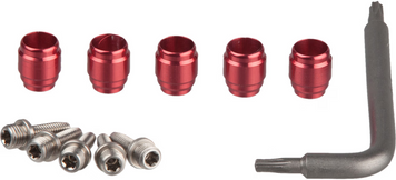 Фітинги гідролінії SRAM HOSE FITTING KIT, 5 шт, червоний 11.5378.803.002 фото