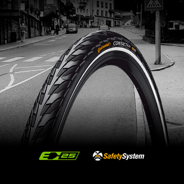 Покришка 28" Continental Contact 700x32C (32-622) SafetySystem Breaker Wire Black 101318 фото