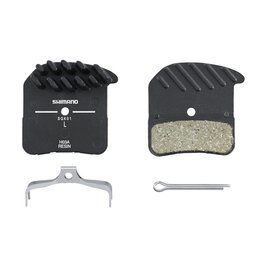 Гальмівні колодки Shimano H03A SAINT/DEORE XT, органіка, з радіатором EBPH03ARFA фото