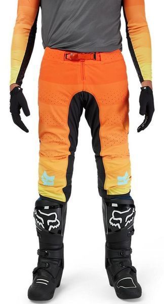 Мотоштани FOX FLEXAIR Pant - GRID, L (34), Orange 33546-016-34 фото