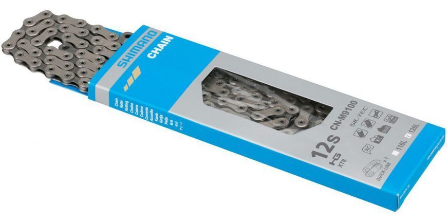 Ланцюг Shimano CN-M9100 XTR/Dura-Ace, 12 speed, 116 links, SIL-TEC ICNM9100116Q фото