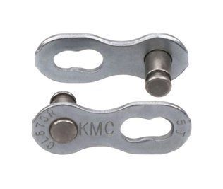 Замок ланцюга KMC 7/8R EPT, 6/7/8 speed, срібний (40 шт) WC78EPTR0 фото