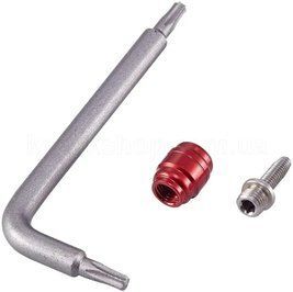 Фітинги гідролінії SRAM DISC BRAKE HOSE FITTING KIT, 1 шт, червоний 11.5378.803.004 фото
