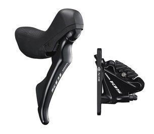 Гальмо Shimano R7020, 105 (BR-R7070), дискове, гідравлічне, переднє (ліва ручка ST-R7020, гідролінія 1000мм) IR7020DLF4SC100A фото