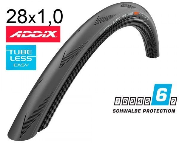 Покришка 28" SCHWALBE PRO ONE Evo TLE 700x25C (25-622) V-Guard Tubeless Folding, B/B-SK HS493 ADDIX Race, 127EPI TIR-29-70 фото