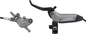 Гальмо SRAM Level Bronze Stealth, 2 поршні, гідролінія 950мм, сірий C1, переднє 00.5018.233.000 фото