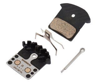 Гальмівні колодки Shimano J04C XTR/XT/SLX/DEORE/ALFINE, метал, з радіатором Y8LW98030 фото