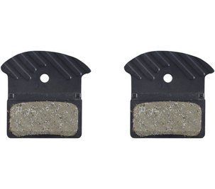 Гальмівні колодки Shimano J05A XTR/XT/SLX/DEORE/ALFINE, органіка, з радіатором EBPJ05ARFA фото