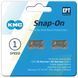 Замок ланцюга KMC Snap-On Narrow EPT, 1 speed, Silver (2 шт) CSONEPT00 фото 2