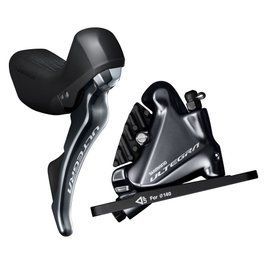 Гальмо Shimano R8020, Ultegra (BR-R8070), дискове, гідравлічне, переднє (ліва ручка ST-R8020, гідролінія 1000мм) IR8020DLF4SC100A фото