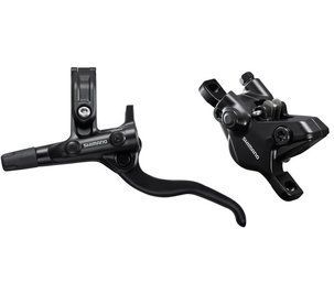 Гальмо Shimano MT410-1, Deore, гідравлічне, переднє (ліва ручка BL-M4100, каліпер BR-MT410, гідролінія 1000мм, J-kit) EMT4101JLFPRA100 фото