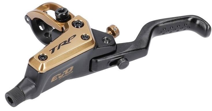 Гальмо TRP DHR EVO PRO M9040, 4 поршні, гідролінія 1000мм, золотий, переднє HD-M9040Left-Gold фото