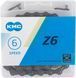 Ланцюг KMC Z6, 6 speed, 114 links, сірий Z6 фото 2