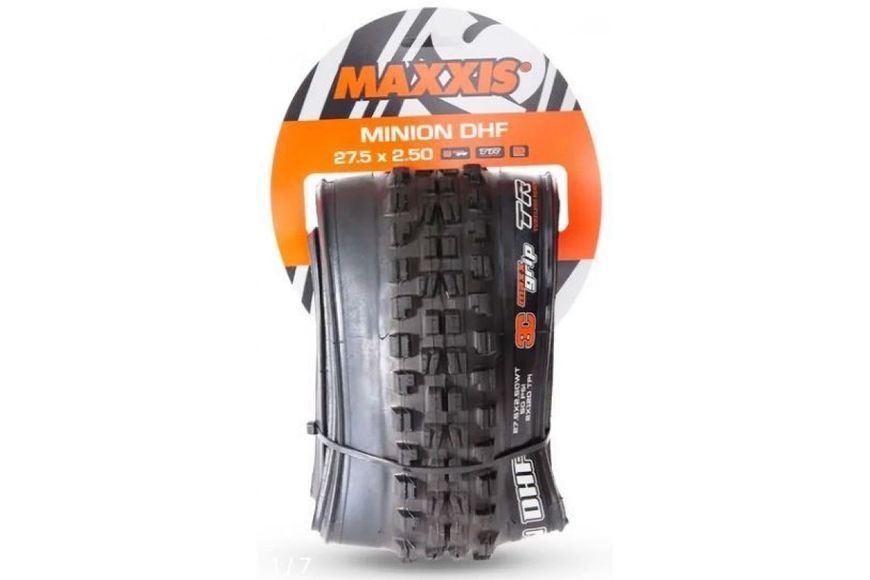 Покришка 27,5" MAXXIS MINION DHR II 27,5x2.40WT TPI-60 Foldable 3CG/EXO/TR ETB00354300 фото