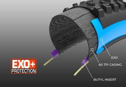 Покришка 27,5" MAXXIS MINION DHR II 27,5x2.40WT TPI-60 Foldable 3CT/EXO+/TR ETB00112300 фото
