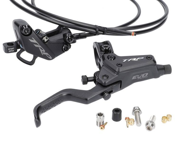 Гальмо TRP DHR EVO PRO M9040, 4 поршні, гідролінія 1900мм, чорний, заднє HD-M9040Right-Black фото