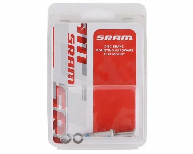 Болти для кріплення каліпера (гальм) SRAM Bracket Mounting Bolts Stainless T25 27mm (2шт) Flat Mount 00.5318.005.004 фото