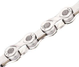 Ланцюг KMC e9 Silver, 9 speed, 122 links, срібний E9_S_122 фото